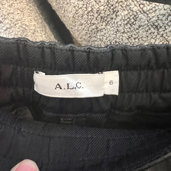 ALC lamb leather track pants - Picture 3 of 7